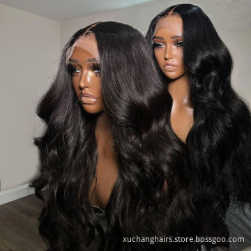 Brazilian Hair hd Lace Frontal Wig,Virgin Cuticle Aligned 360 lace frontal hair wig, Lace Front Human Hair Wigs For Black Women